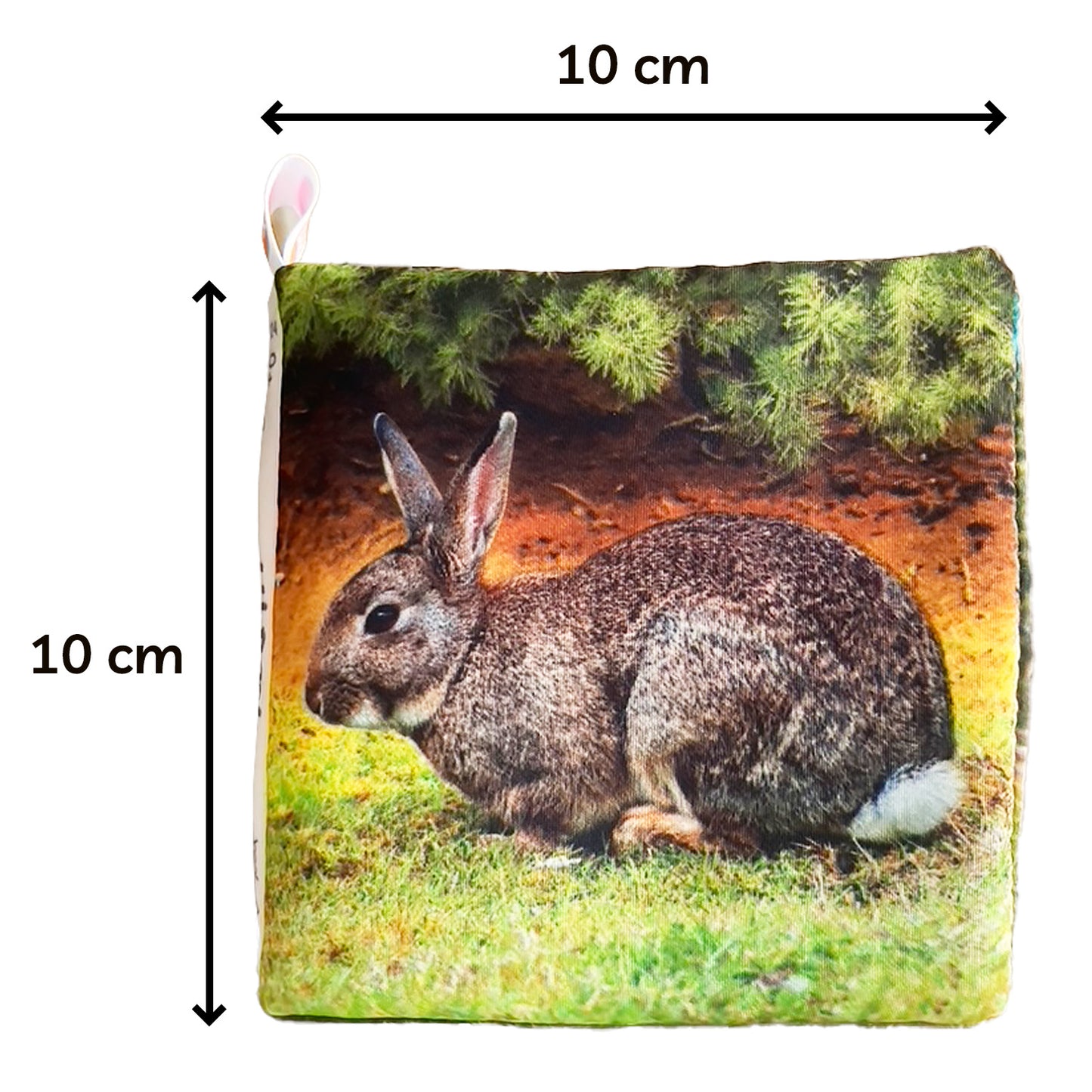 COUNTRY BUDDIES - Soft Fabric Baby Book Real Animal Images - OEKO-TEX®